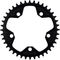 110 BCD Gravel / CX / Road Chainring - black/40 tooth