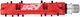Chester Platform Pedals - red/universal