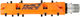 Chester Platform Pedals - orange/universal