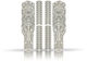 chain:TAPE 3000 Chainstay Protector Set - maori grey/universal