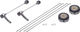 bc basic Juego de ruedas Urban XT V-Brake / Disc Center Lock DT Swiss 535 28" - schwarz | 135 mm | 100 mm | 28" | Shimano MTB | 100 mm | Shimano MTB | 100 mm | 135 mm
