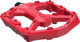 crankbrothers Pedales de plataforma Stamp 0 - bright red/112 /116 /large