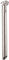 Blackheart Tige de selle en titane - titanium brushed/350 mm/10 mm/31,6 mm