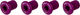 Tornillos de plato rosca M8 4 brazos 10 mm - purple/10 mm