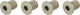 Vis de Plateau Filetées M8 4 bras 10 mm - silver/10 mm