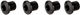 absoluteBLACK Oval 1X CX Kettenblatt für 110/4 BCD - black/42 Zähne