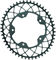 absoluteBLACK Oval 1X Gravel Chainring for 110/5 BCD - grey/50 tooth
