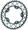 absoluteBLACK Oval 1X Gravel Chainring for 110/5 BCD - grey/50 tooth