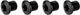 absoluteBLACK Oval 1X Gravel Kettenblatt für 110/4 BCD - black/44 Zähne