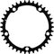 Wolf Tooth Components Plato 130 BCD Gravel / CX / Road - black/38 dientes