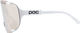 POC Devour Sportbrille mit Ersatzglas - hydrogen white | clarity trail-partly sunny silver