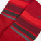 Endura Chaussettes à rayures BaaBaa Merino - red | 37 - 42