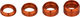 OneUp Components Set de espaciadores Axle R Shims Spacer Set - naranja/universal