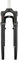 Fourche à Suspension Paragon Gold RL Solo Air 28" - gloss black/50 mm / 1 1/8 / Canti / QR9