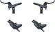 Shimano Set de Freins à Disque av+arr Deore BR-M6100 J-Kit - noir/set (roue avant et arrière)