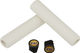 ESI Racers Edge Silikon Lenkergriffe - white | 130 mm