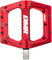 DMR Pedales de plataforma Vault - deep red/universal