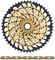 Kit d'Usure Cassette XX1 Eagle XG-1299 + Chaîne PC XX1 Eagle 12vit. - gold - XX1 gold/10-52