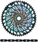 SRAM Set desgaste cassette XX1 Eagle XG-1299 + cadena PC XX1 Eagle 12 vel. - rainbow - XX1 black/10-52