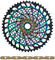 Kit d'Usure Cassette XX1 Eagle XG-1299 + Chaîne PC XX1 Eagle 12vit. - rainbow - XX1 gold/10-52