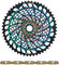 SRAM Kit d'Usure Cassette XX1 Eagle XG-1299 + Chaîne PC XX1 Eagle 12vit. - rainbow - XX1 gold/10-52