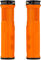 Chromag Puños de manillar Format Lock On - naranja/133 mm