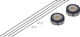 bc basic Urban Deore Center Lock Disc DT Swiss 533D 28" Wheelset - black | 28" Set (Front 15x100 + Rear 12x142) Shimano Micro Spline