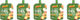 Powerbar PowerGel Smoothie - 5 piezas - apricot peach