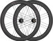 Campagnolo Bora WTO 60 Carbon Disc Center Lock 28" Laufradsatz - black-dark label/28" Satz (VR 12x100 + HR 12x142) Campa