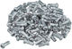 DT Swiss Écrous en Aluminium Pro Lock® Hidden 2,0 mm - 100 pièces - argenté/12 mm
