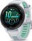 Garmin Forerunner 265S Smartwatch mit Schnellwechsel-Silikon-Armband 18 mm - steinweiß-schwarz