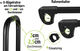 Eufab Strap frame holder short - black-black