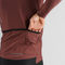 GripGrab PACR Thermal Long Sleeve Jersey - dark red/M