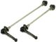 KCNC KQR Titanium MTB Quick Releases - black/set (front+rear)