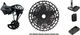 SRAM X01 Eagle AXS 1x12-speed Upgrade Kit with Cassette for Shimano - black - X01 silver/11-50
