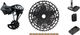 SRAM X01 Eagle AXS 1x12-speed Upgrade Kit with Cassette for Shimano - black - XX1 gold/11-50