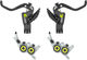 Set de Freins à Disque av+arr MT7 Pro HC Carbotecture - black-mystic grey anodized/set (roue avant et arrière)