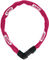 Tresor 1385 Kettenschloss - pink/85 cm
