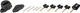 CONTEC PowerLoc Bügelschloss mit zusätzlichem Schlaufenkabel - schwarz/11,5 x 23 cm