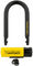Kryptonite New York Fahgettaboudit® Bügelschloss Mini - schwarz-gelb/8,3x15,3 cm