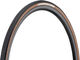 Panaracer Gravelking Semi Slick Plus 28" Folding Tyre - black-brown/28-622 (700x28c)