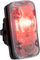 Lampe Arrière Rotlicht avec Feu Stop (StVZO) - transparent-noir/40 lumens