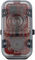 Lampe Arrière Rotlicht avec Feu Stop (StVZO) - transparent-noir/40 lumens