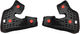 Fox Head Protectores de mejillas de repuesto para cascos Rampage Comp - black/59 - 60 cm