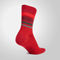 Endura Chaussettes à rayures BaaBaa Merino - red | 37 - 42