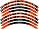 NEWMEN Kit d'Autocollants pour Jantes X.A.25 - orange/27,5"