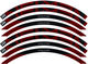 Kit de calcomanías para llantas X.A.25 - red/27,5"