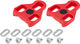 Set de calas de zapatillas E-ARC10 Cleats - rojo/universal
