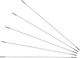 Rayons CX-Ray Straightpull + Écrous - 5 pièces - noir/304 mm