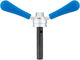 Herramienta profesional p ejes de pedalier Shimano Hollowtech II - azul-plata/universal